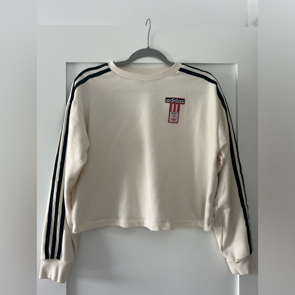 Adidas crop sweatshirt